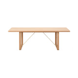 BM67 Coffee Table: Light Oiled Oak + Brass