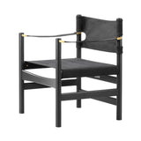 The Canvas 21 Chair: Black Lacquered Oak + Black