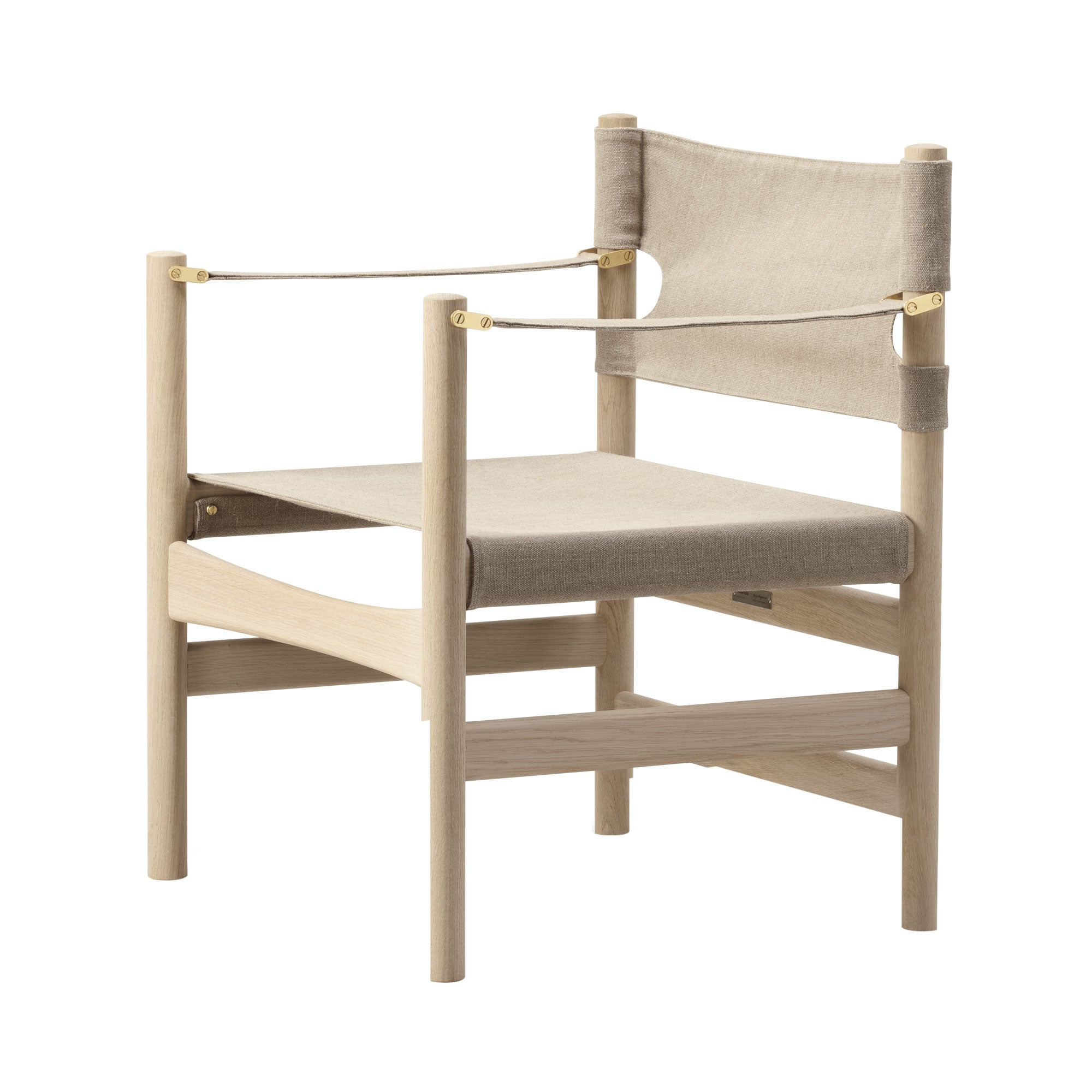 The Canvas 21 Chair: Light Oiled Oak + Natural