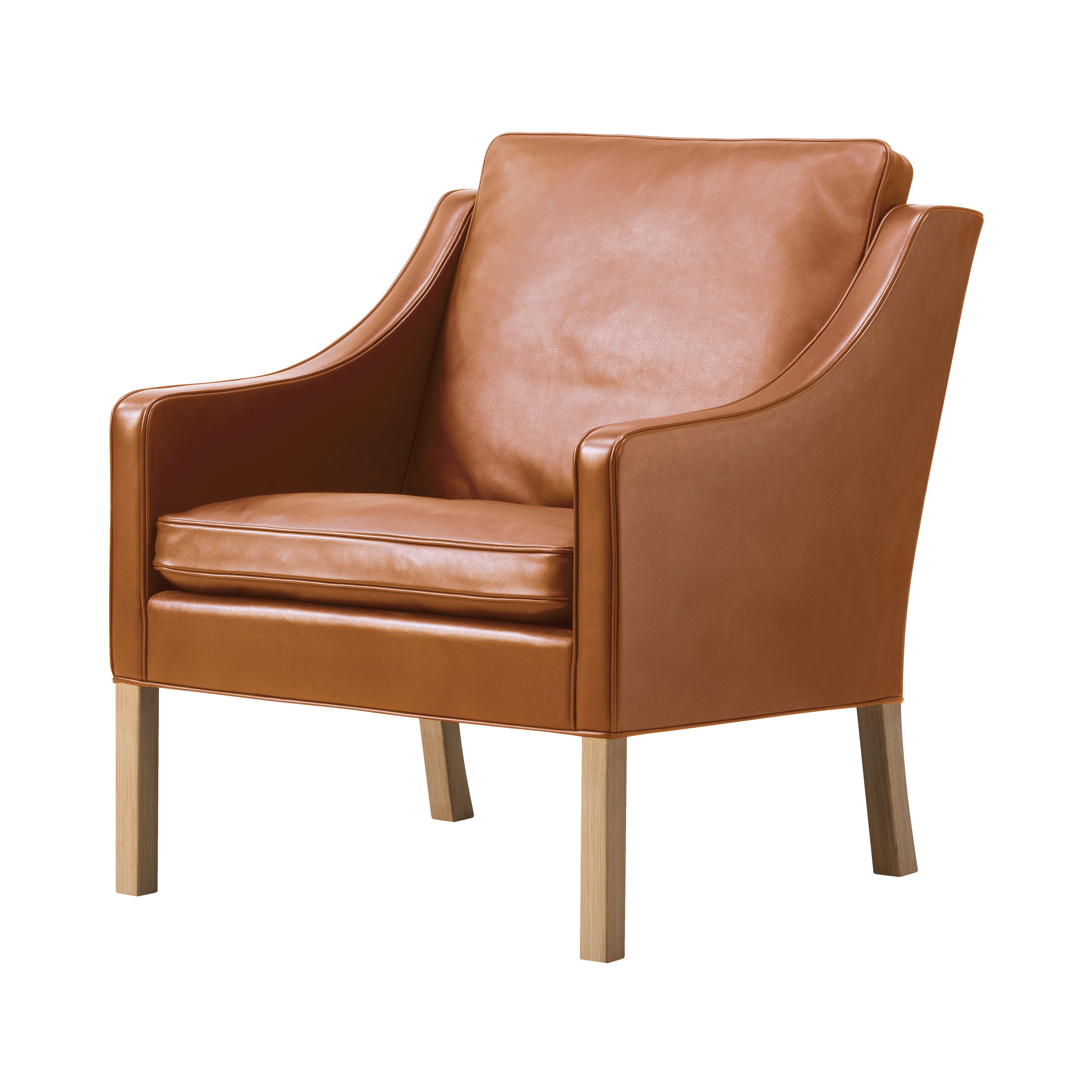 Mogensen 2207 Club Chair: Oiled Oak