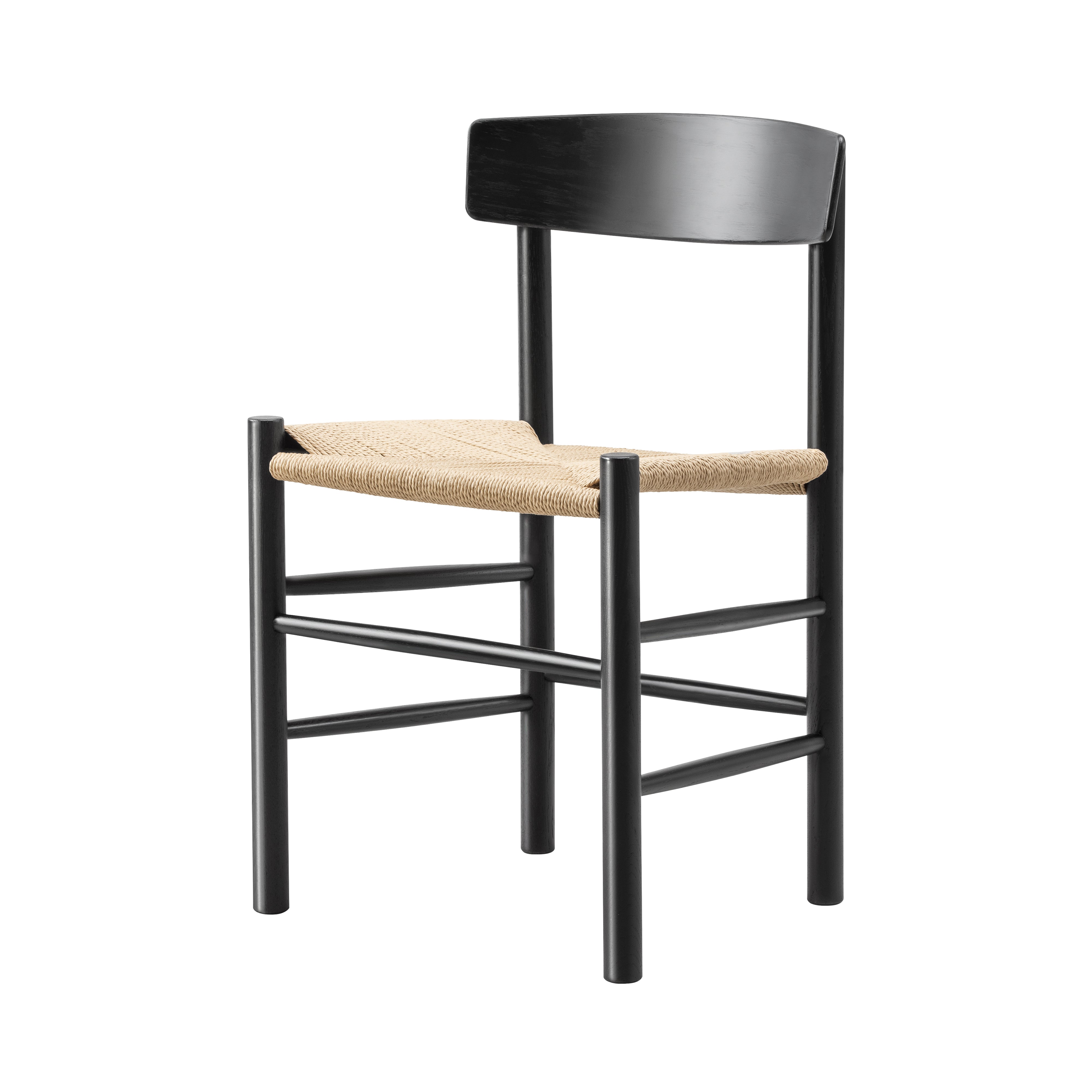 J39 Mogensen Chair: Beech Black + Natural