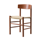 J39 Mogensen Chair: Heritage Red + Natural