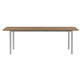 Plan Table: Smoked Oiled Oak + Brushed Steel