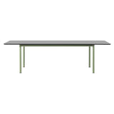 Plan Table: Extendable + Black Laminate + Modernist Green