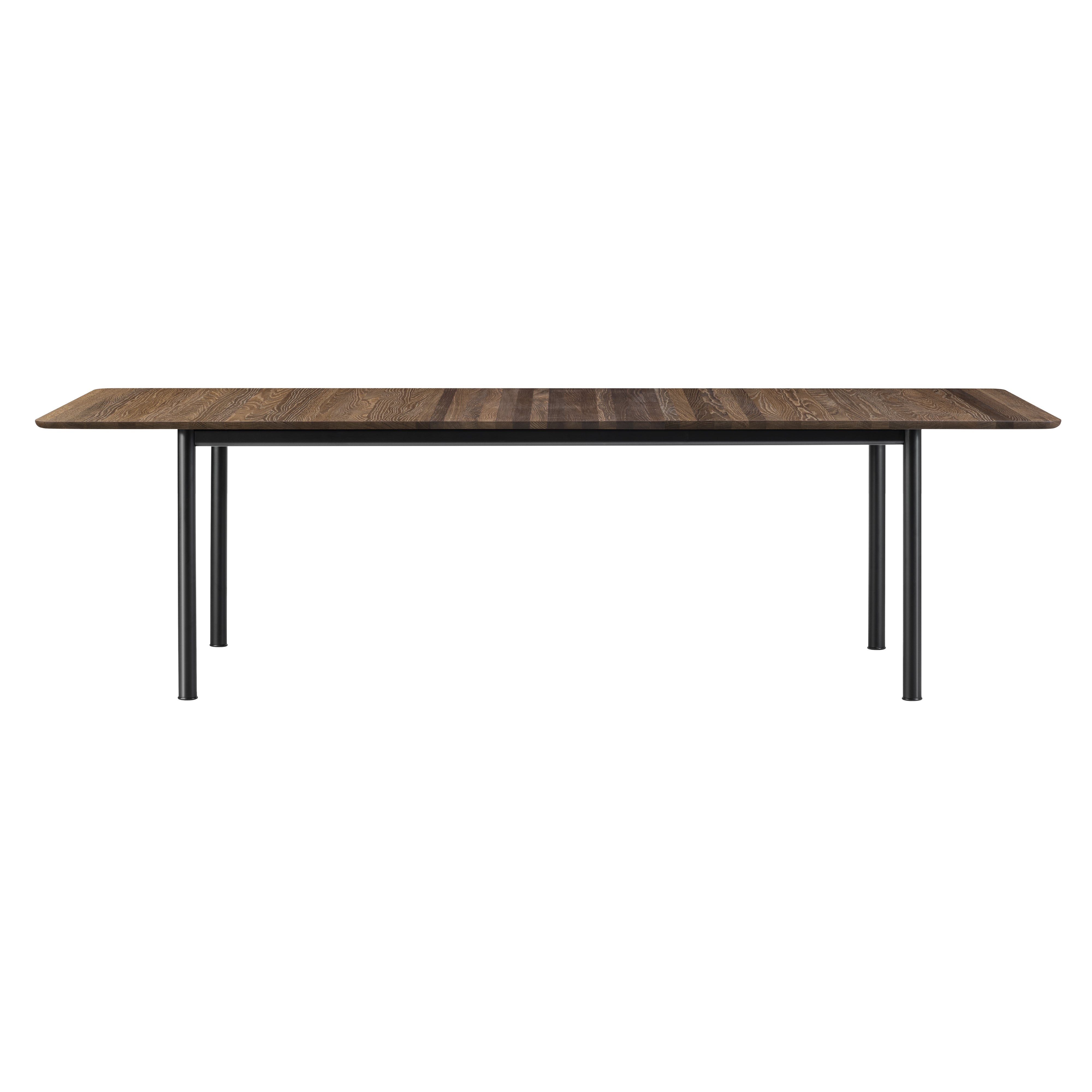 Plan Table: Extendable + Smoked Oiled Oak + Black