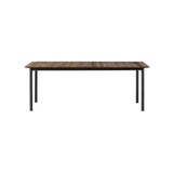 Plan Table: Extendable + Smoked Oiled Oak + Black