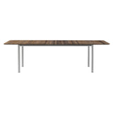 Plan Table: Extendable + Smoked Oiled Oak + Brushed Steel