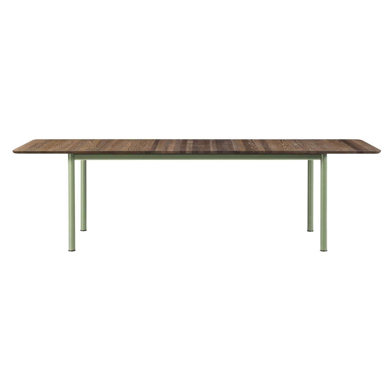 Plan Table: Extendable + Smoked Oiled Oak + Modernist Green