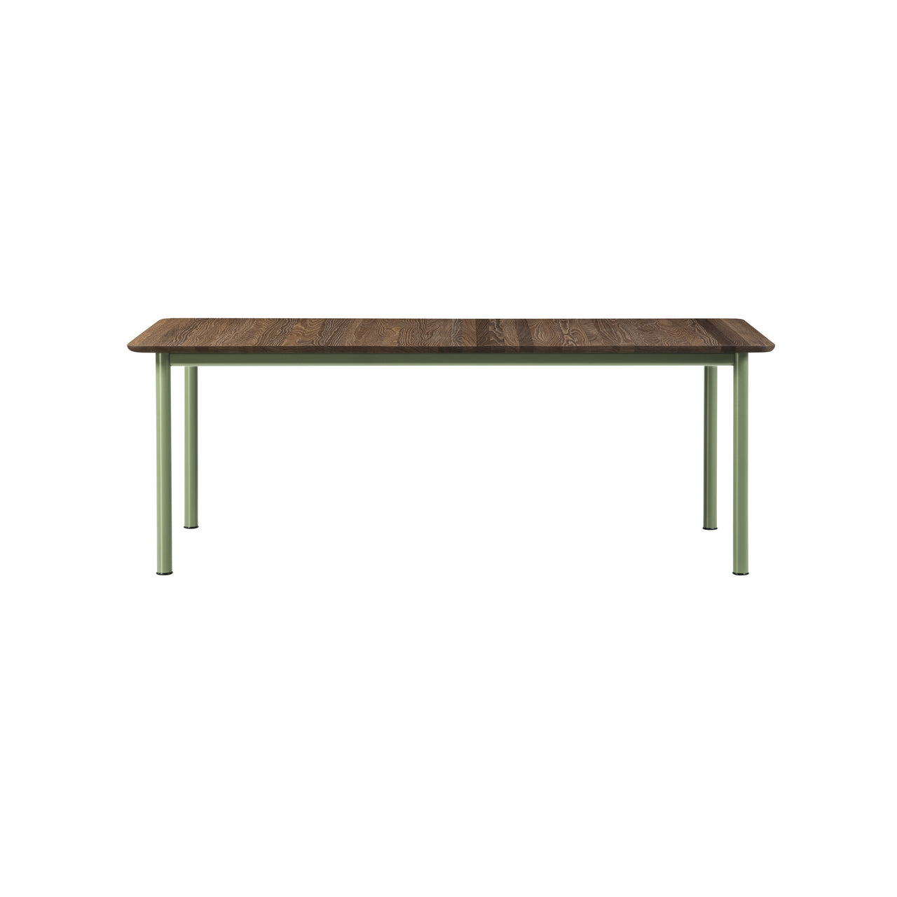 Plan Table: Extendable + Smoked Oiled Oak + Modernist Green