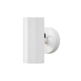 Brim Sconce: Faceted + Without Switch + Matt White