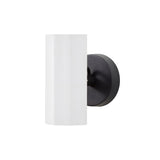Brim Sconce: Faceted + Without Switch + Matt White + Matt Black