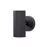 Brim Sconce: Faceted + Without Switch + Matt Black