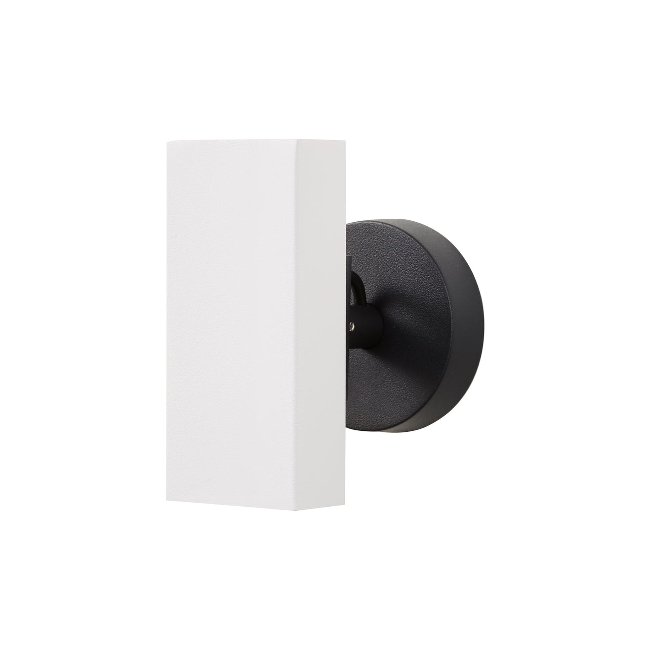 Brim Sconce: Square + Without Switch + Matt White + Matt Black