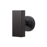 Brim Sconce: Square + Without Switch + Matt Black