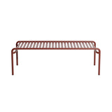 Week-End Long Garden Coffee Table: Red Brown