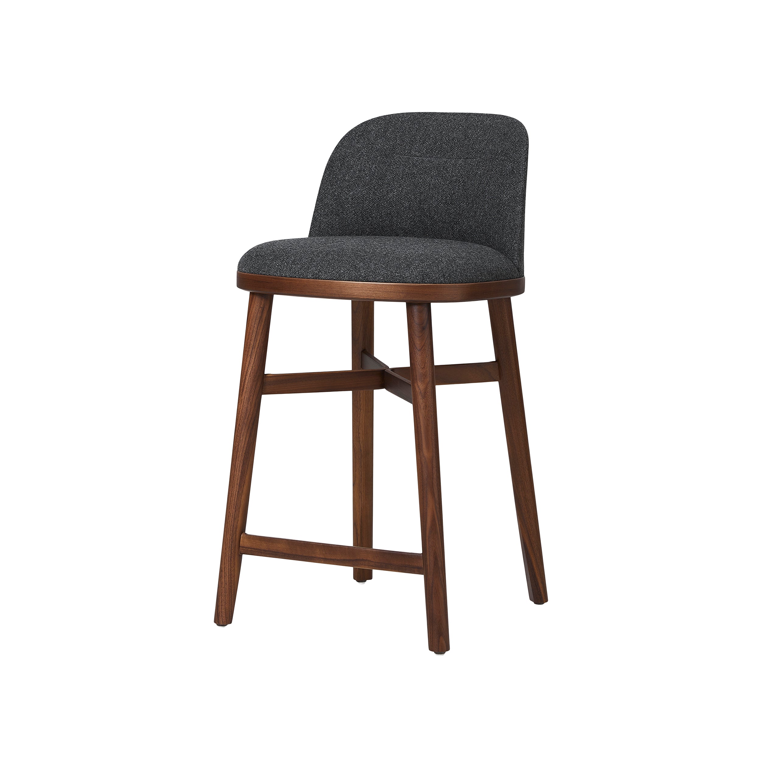 Bund Bar + Counter Chair: Counter + Natural Walnut