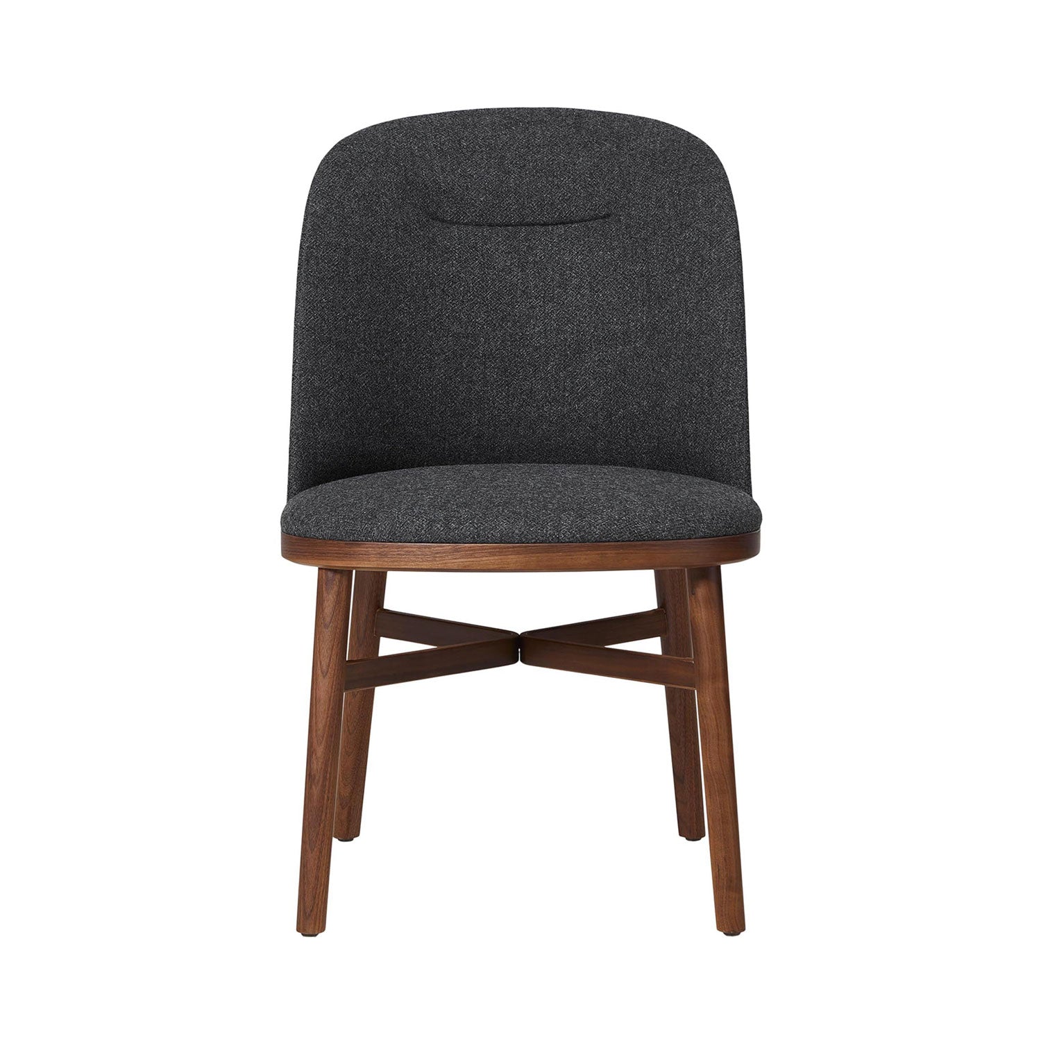 Bund Dining Chair: Natural Walnut