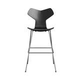 Grand Prix Bar + Counter Stool: Bar + Black Lacquered Veneer