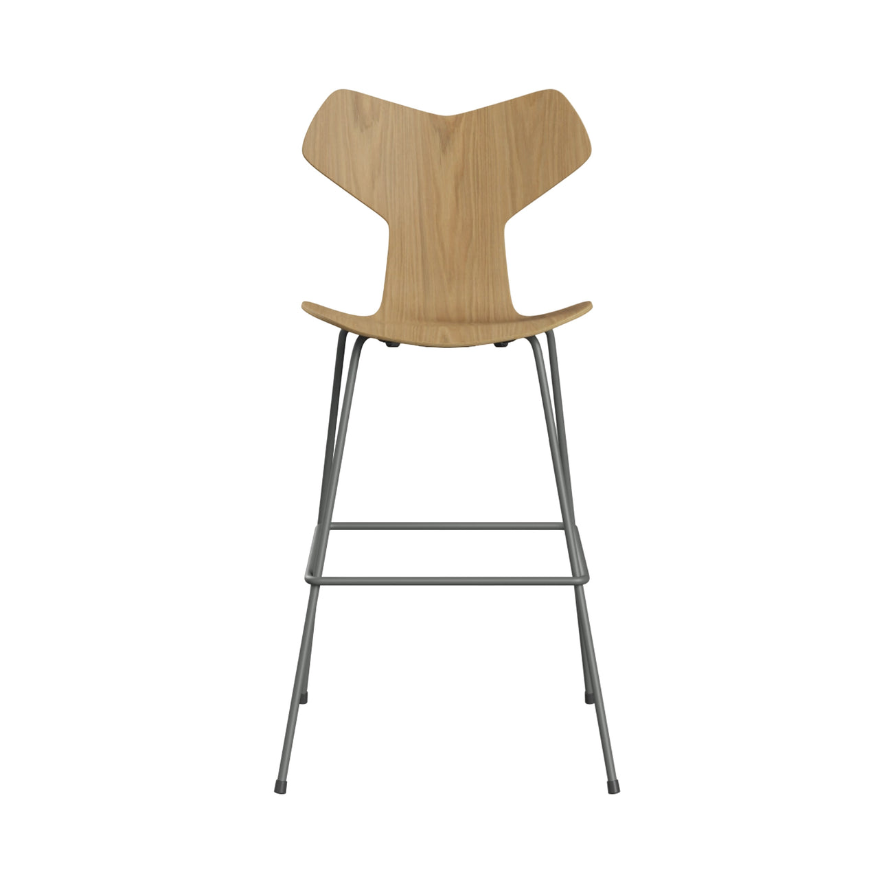 Grand Prix Bar + Counter Stool: Bar + Clear Lacquered Oak