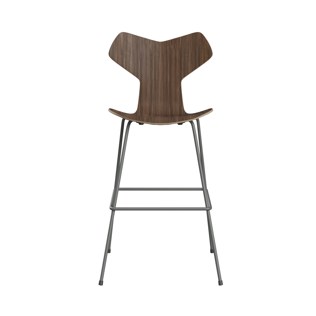 Grand Prix Bar + Counter Stool: Bar + Clear Lacquered Walnut