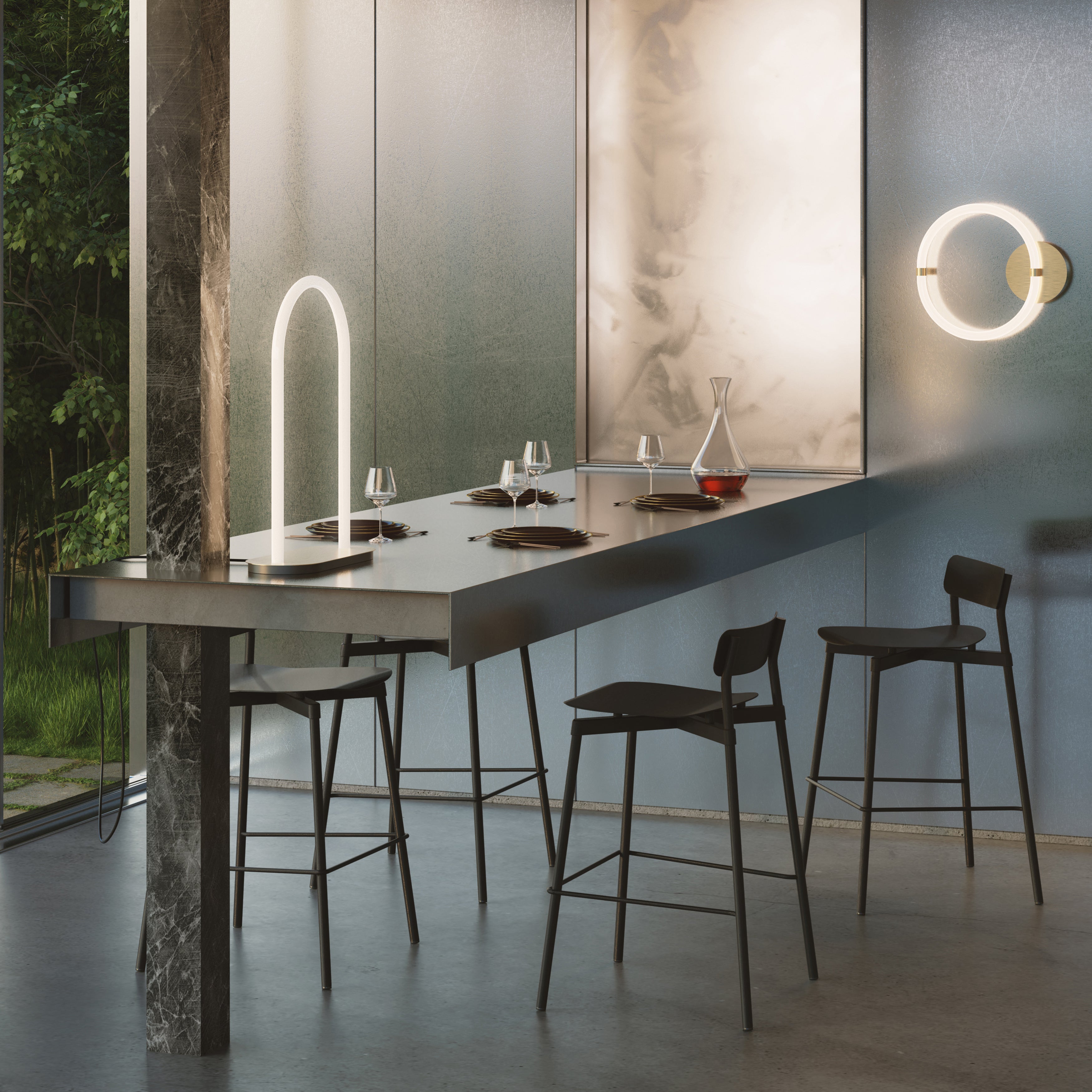 Unseen Table Lamp: Quick Ship