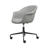 Bat Meeting Chair: 4 Star Height Adjustable + Fully Upholstered + With Castors