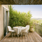 Bat Outdoor Dining Chair: Plastic Base + LS
