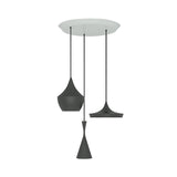 Beat Trio Round Pendant System: Black