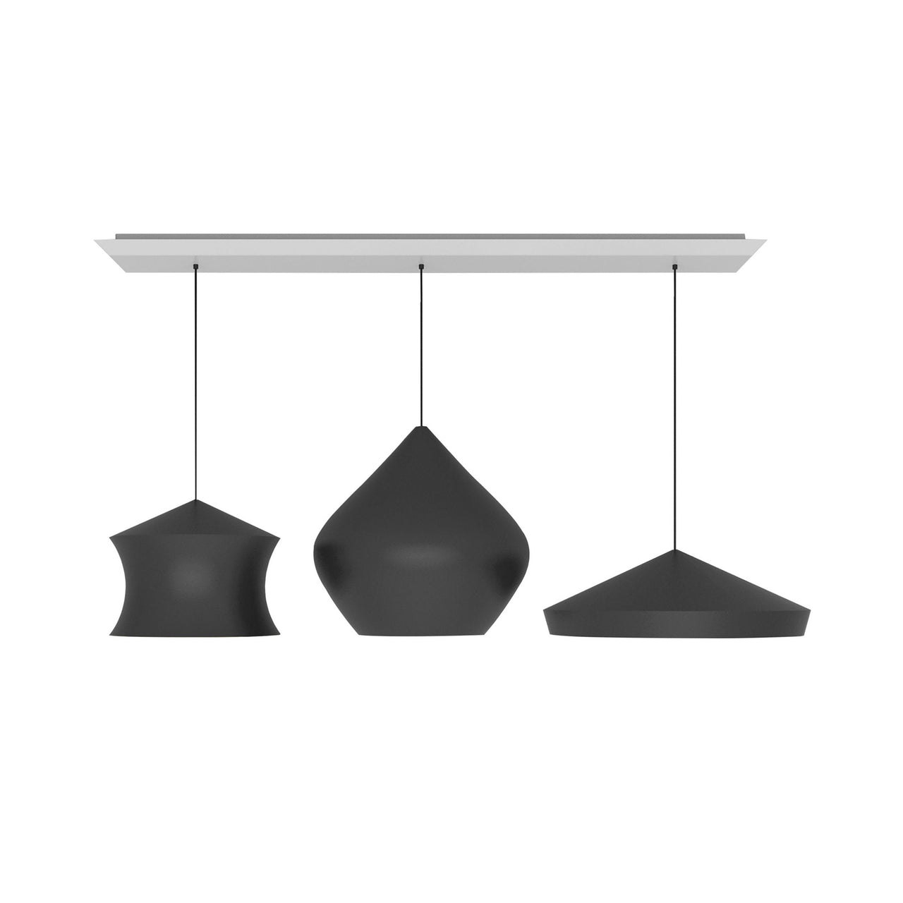 Beat Black Trio Linear Pendant System