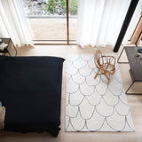 Fish Platinum Rug: Large