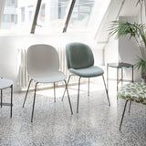 Beetle Dining Chair: Conic Base + Full Upholstery