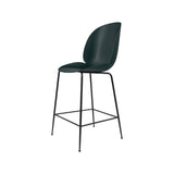 Beetle Bar + Counter Chair: Counter + Dark Green + Black Matt