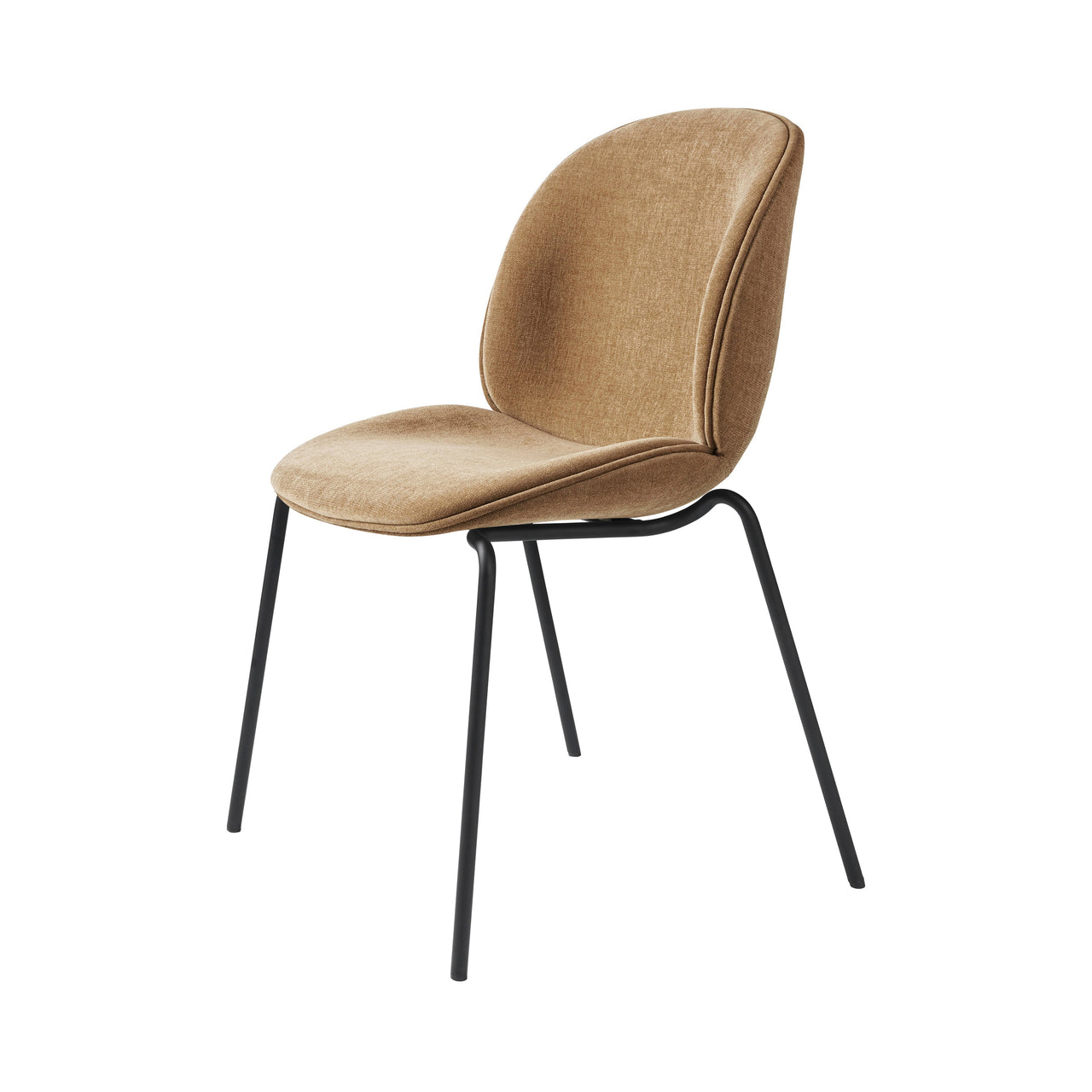Beetle Dining Chair: Stacking Base + Fully Upholstered