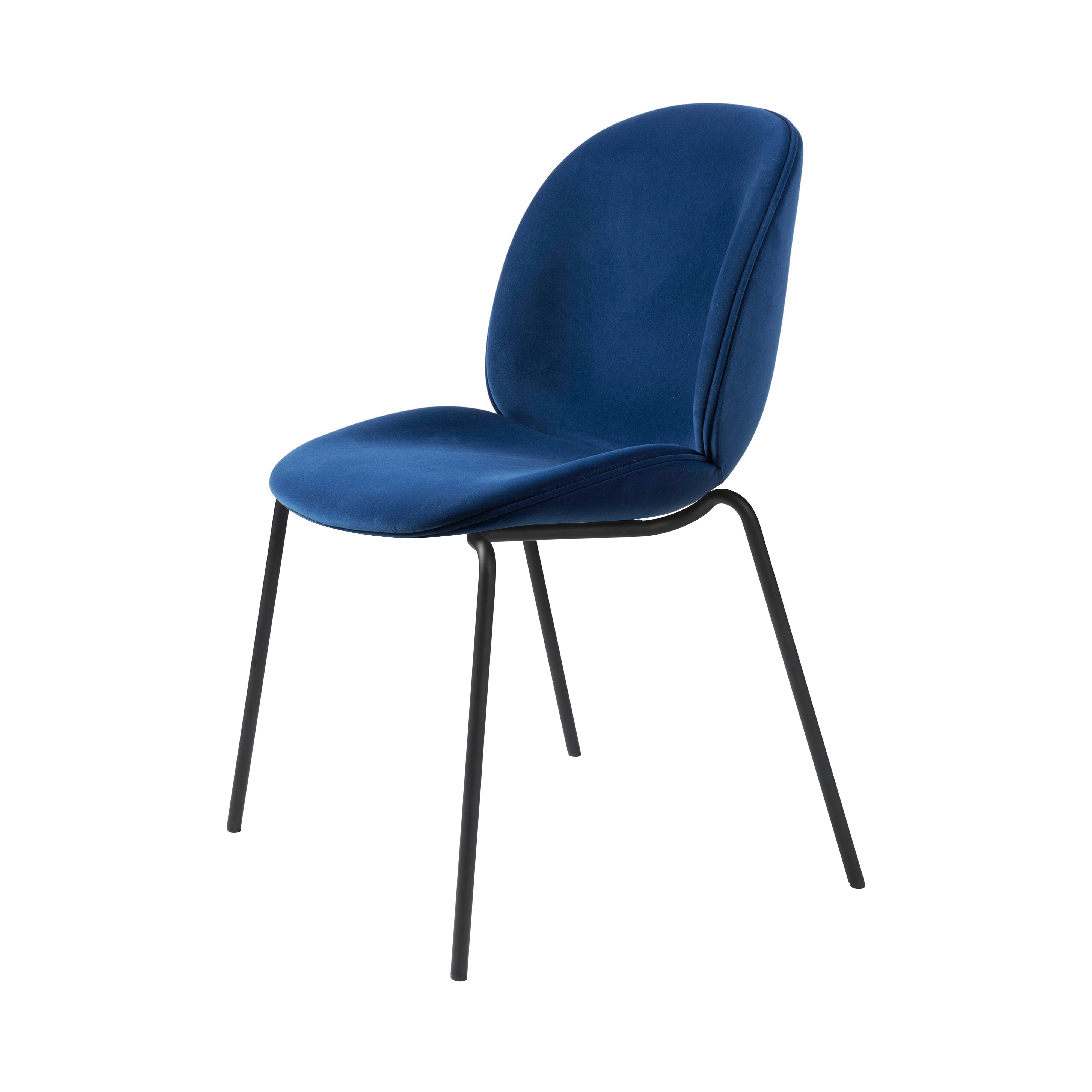 Beetle Dining Chair: Stacking Base + Fully Upholstered