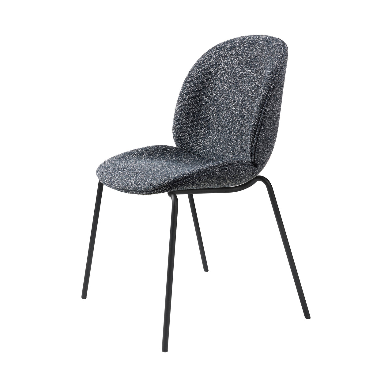 Beetle Dining Chair: Stacking Base + Fully Upholstered