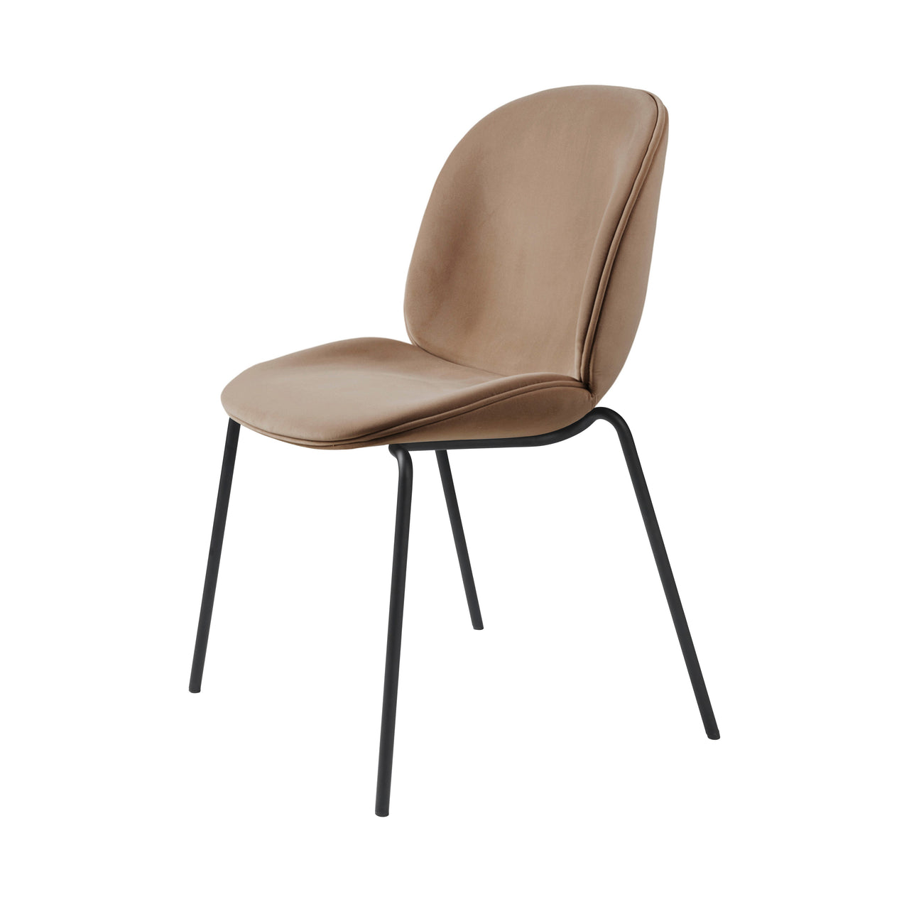 Beetle Dining Chair: Stacking Base + Fully Upholstered