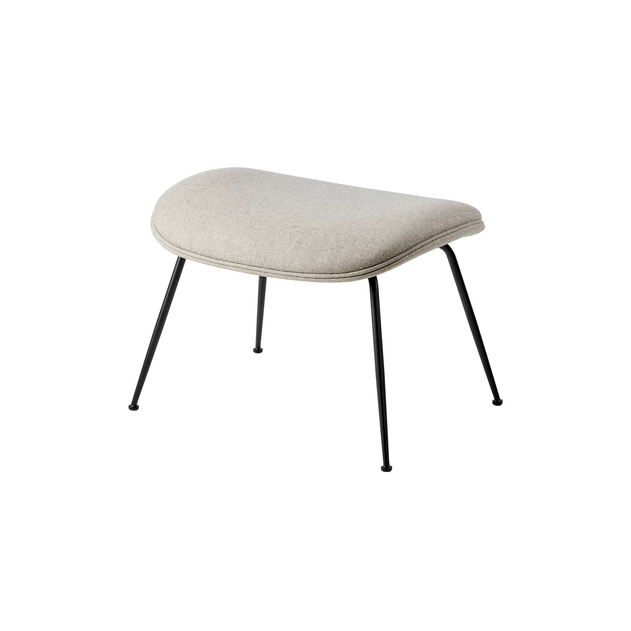 Beetle Ottoman: Black Matt