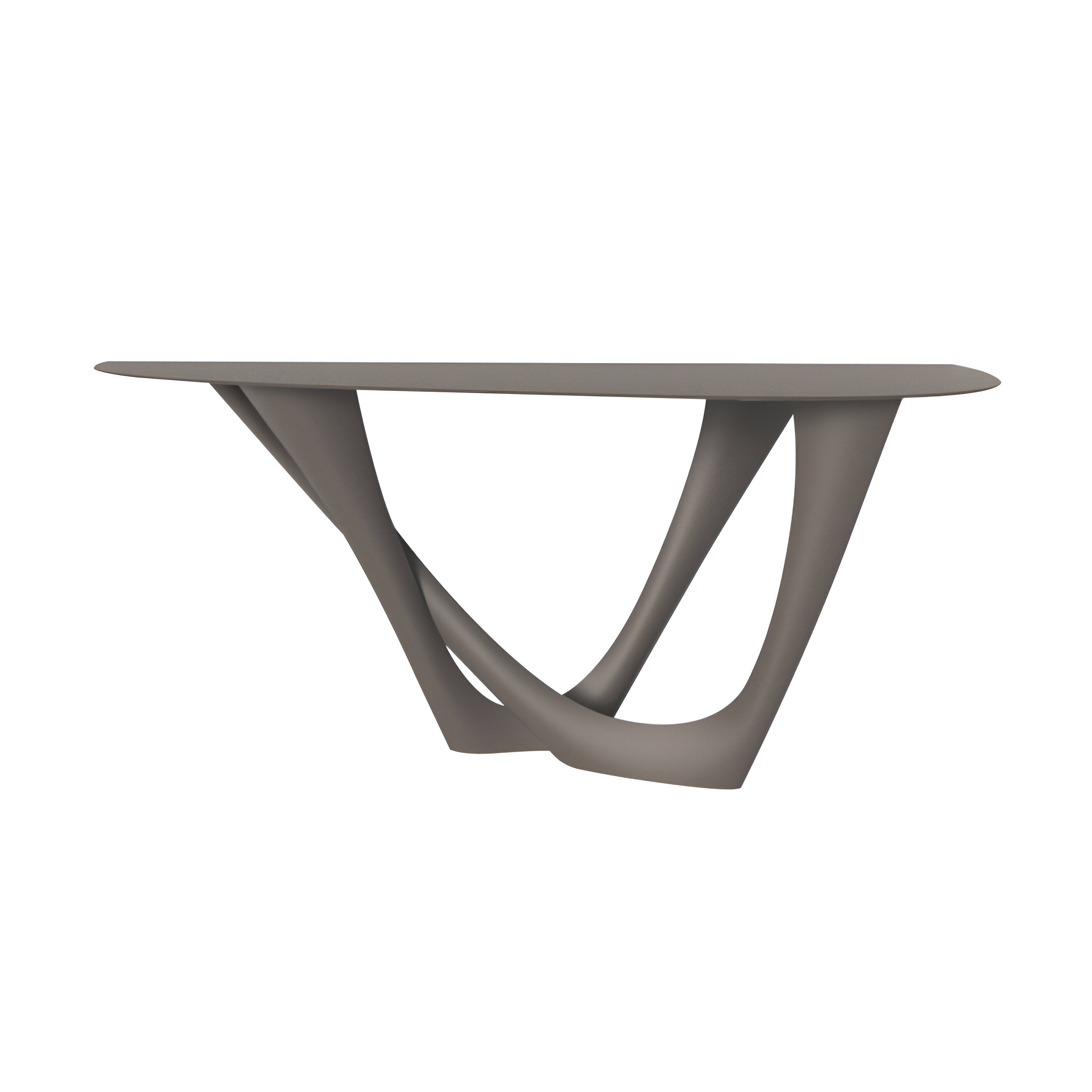 G-Console Duo: Left + Beige Grey Matt Steel