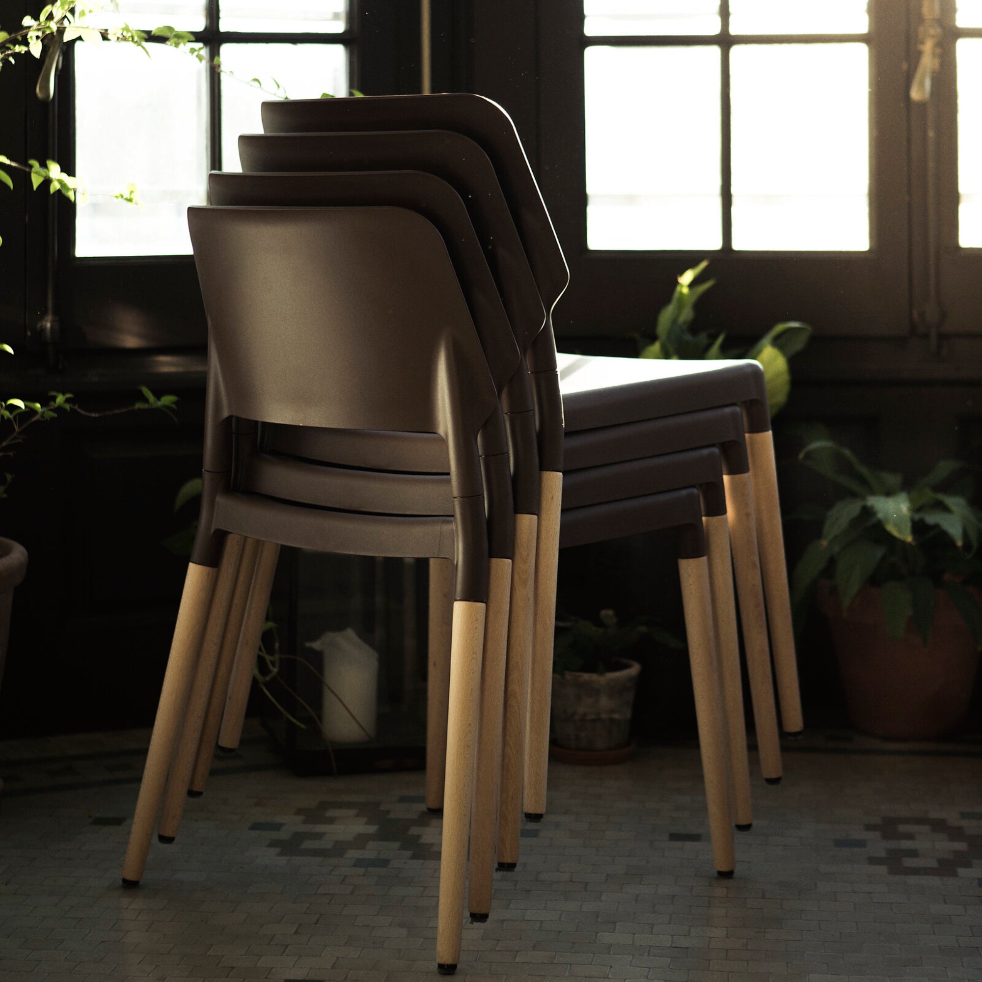 Belloch Chair: Outdoor + Stacking