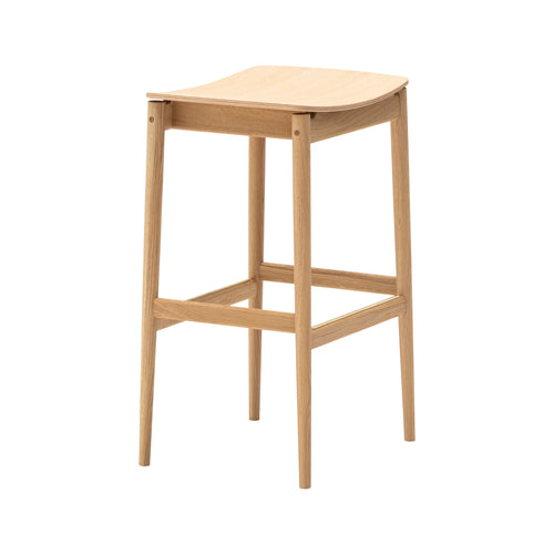 Bellustar Tokyo Bar Stool A-BS02: Pure Oak
