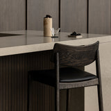 Bellustar Tokyo Bar Stool A-BS03: Upholstered + LS