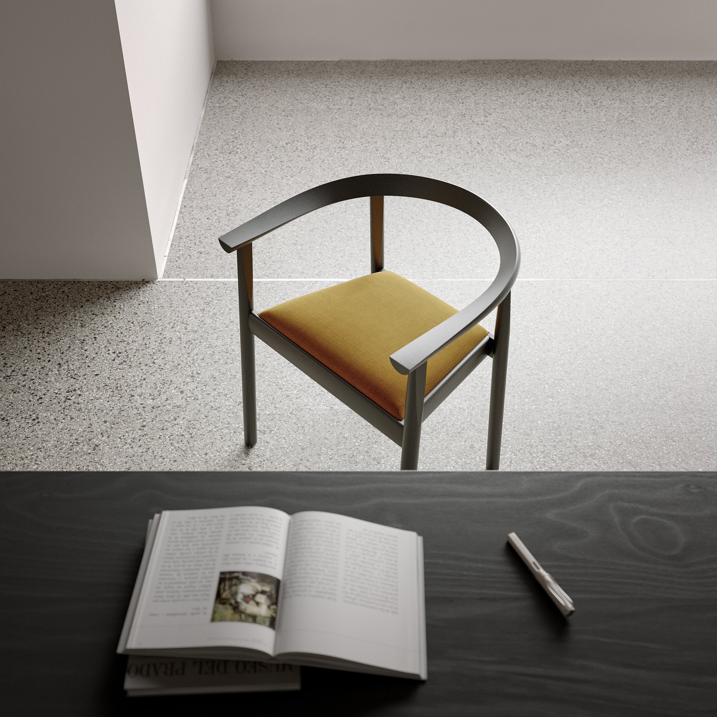 Tokyo Chair: Seat Upholstered