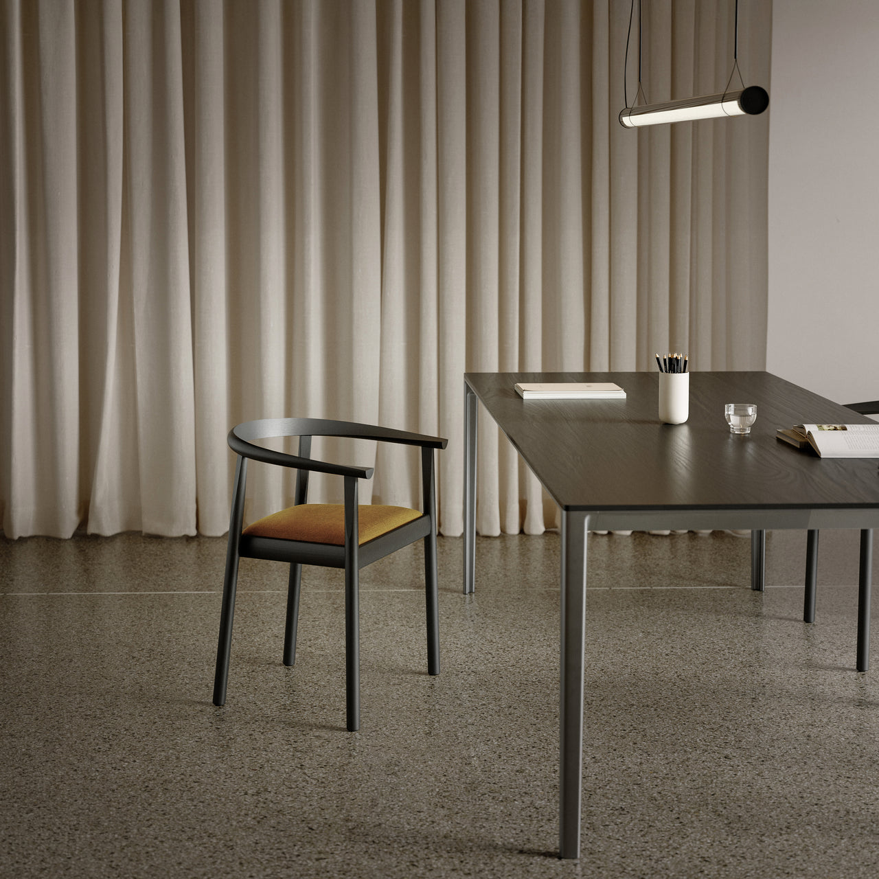 Tokyo Chair: Seat Upholstered