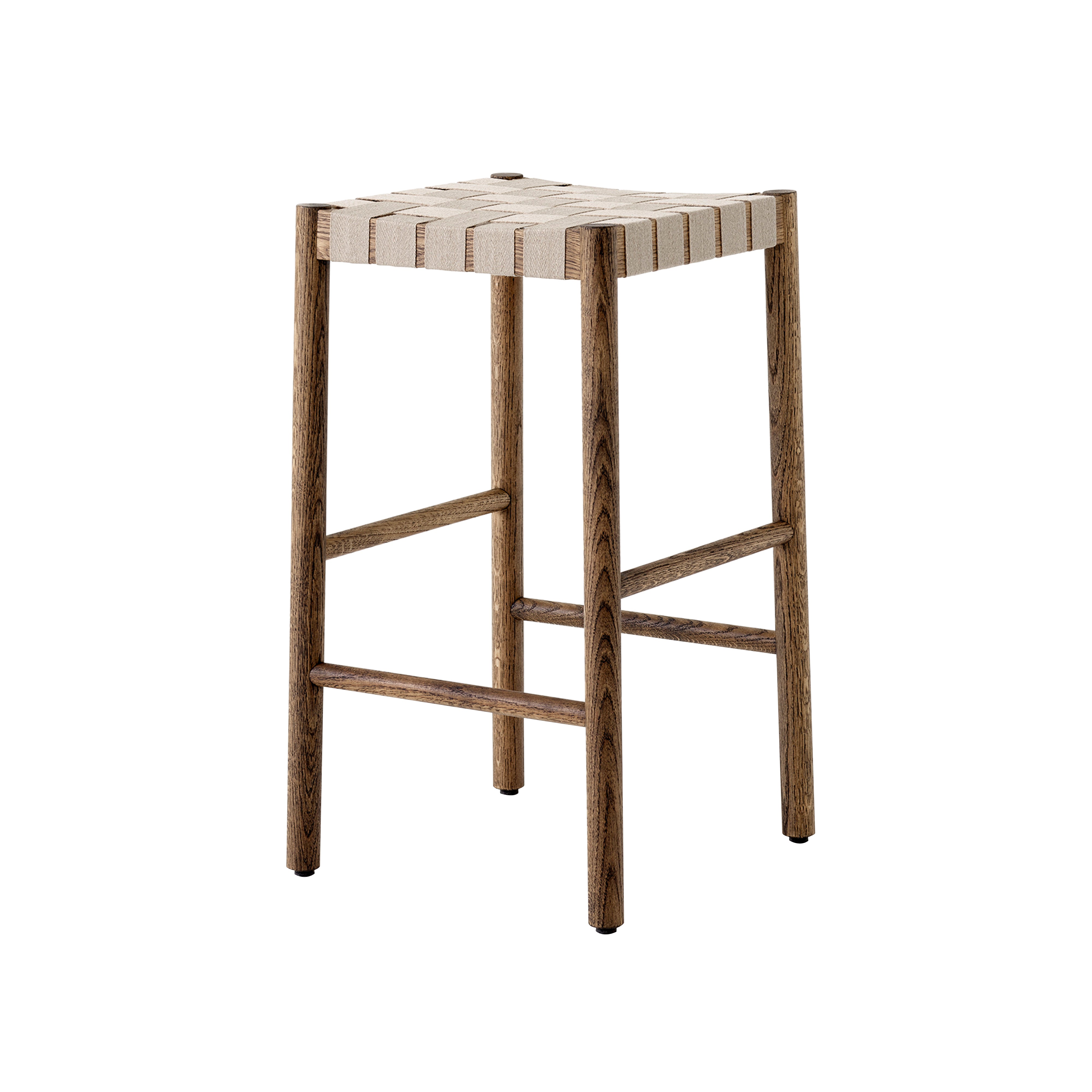 Betty Bar + Counter Chair: TK7 + TK8 + Counter (TK7) + Smoked Oiled Oak + Natural