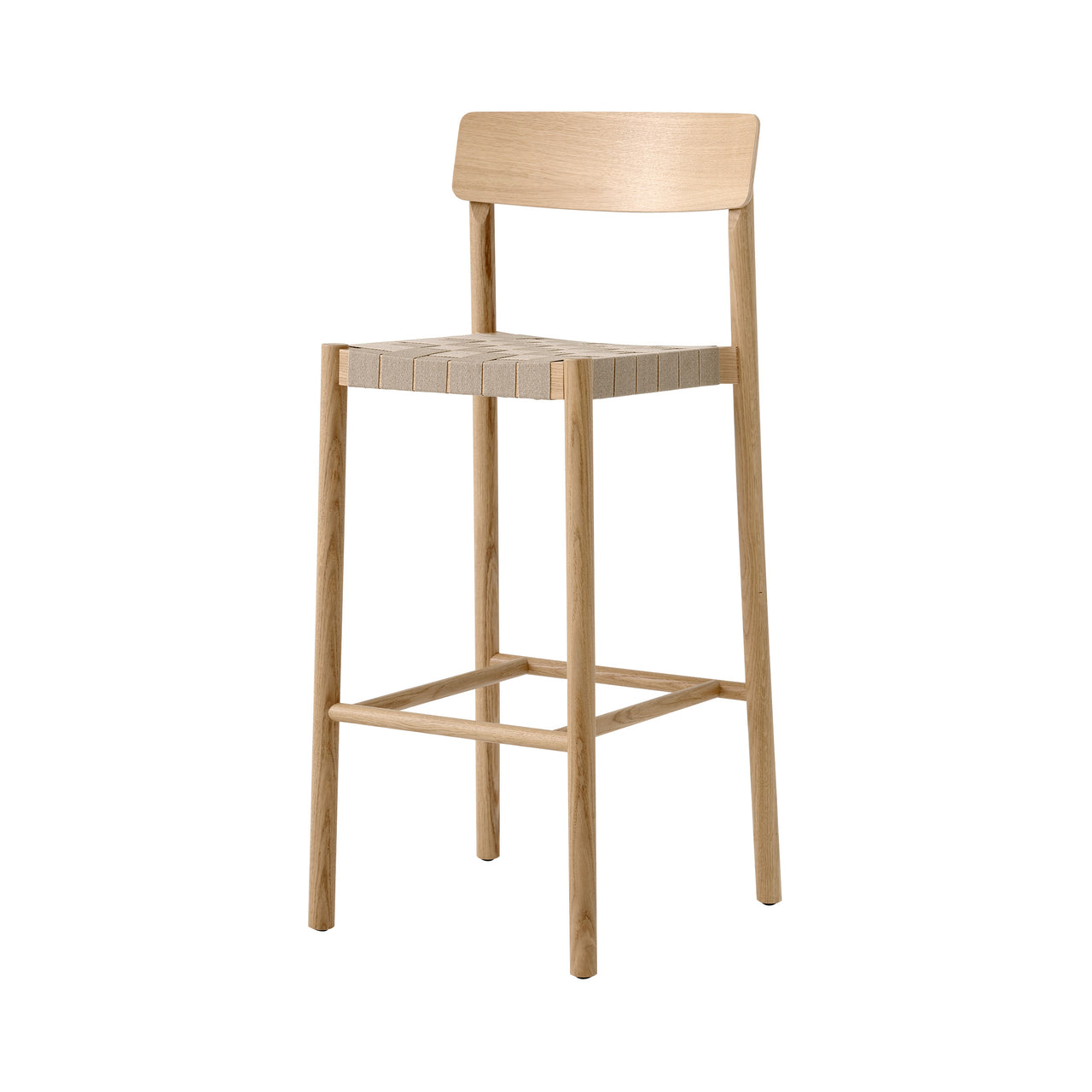 Betty Bar + Counter Chair: TK15 + TK12 + Bar (TK15) + Lacquered solid oak + Natural