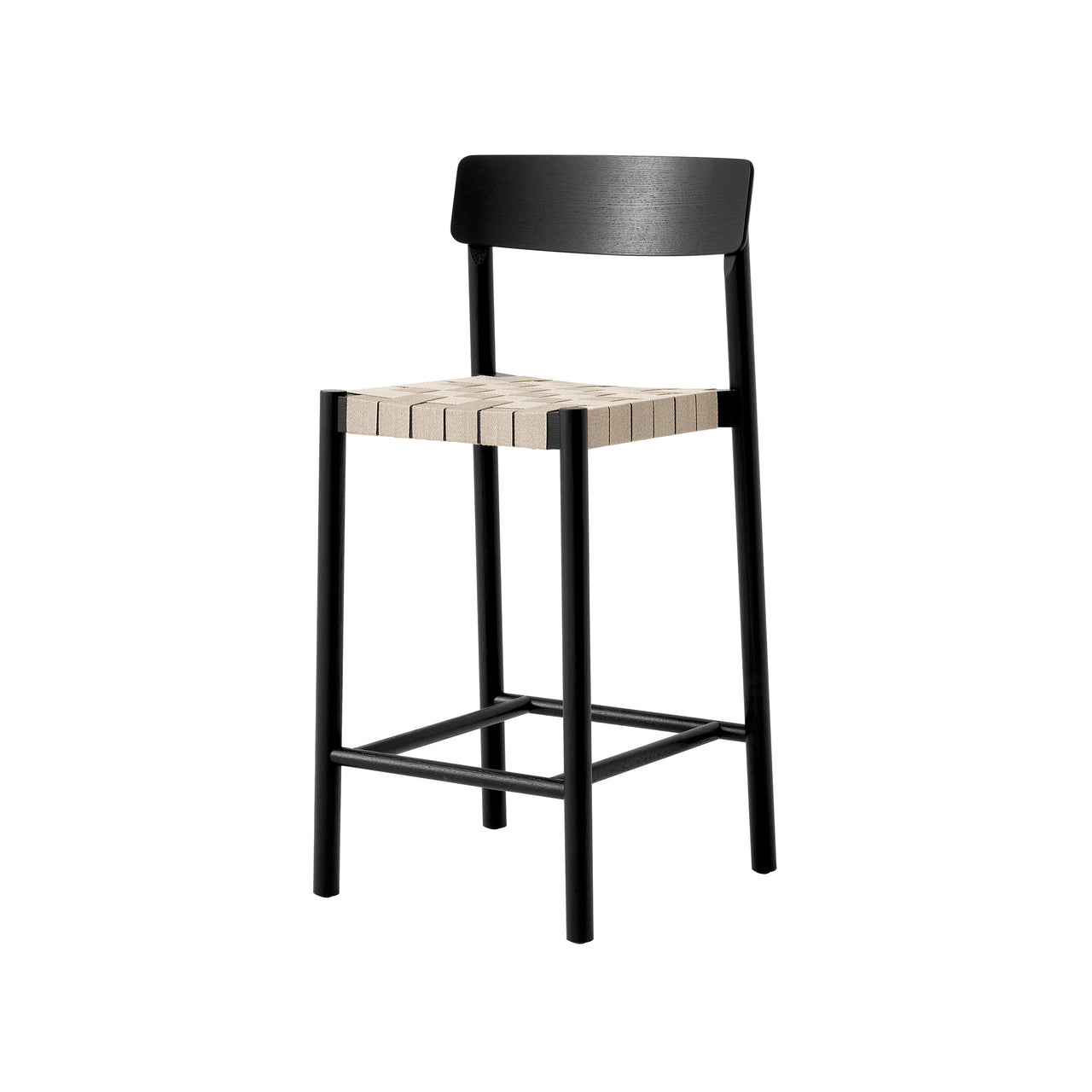 Betty Bar + Counter Chair: TK15 + TK12 + Counter (TK12) + Smoked oiled oak + Natural