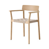 Betty Stacking Armchair TK9: Set of 2 + Oak + Natural