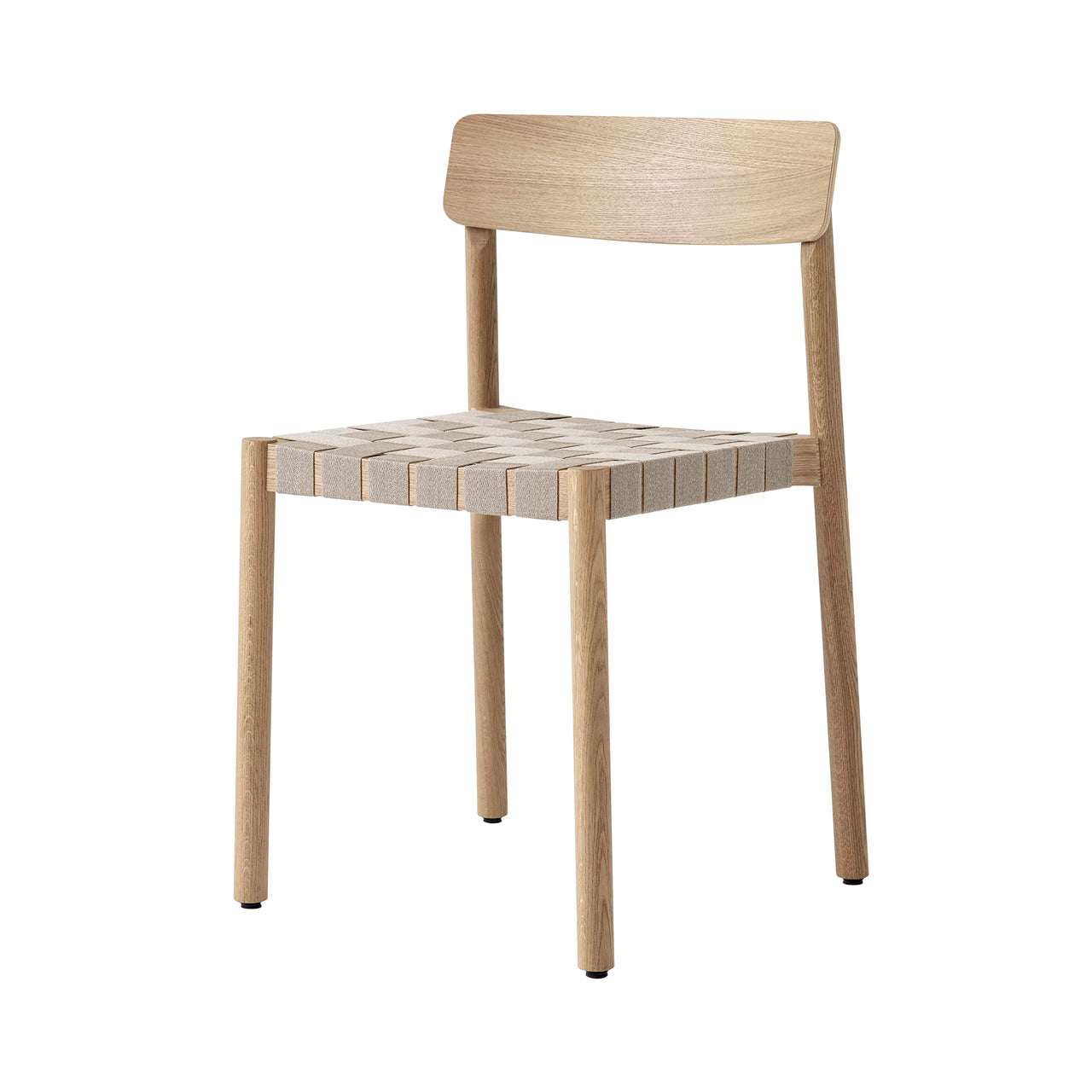 Betty Stacking Chair TK1: Oak + Natural