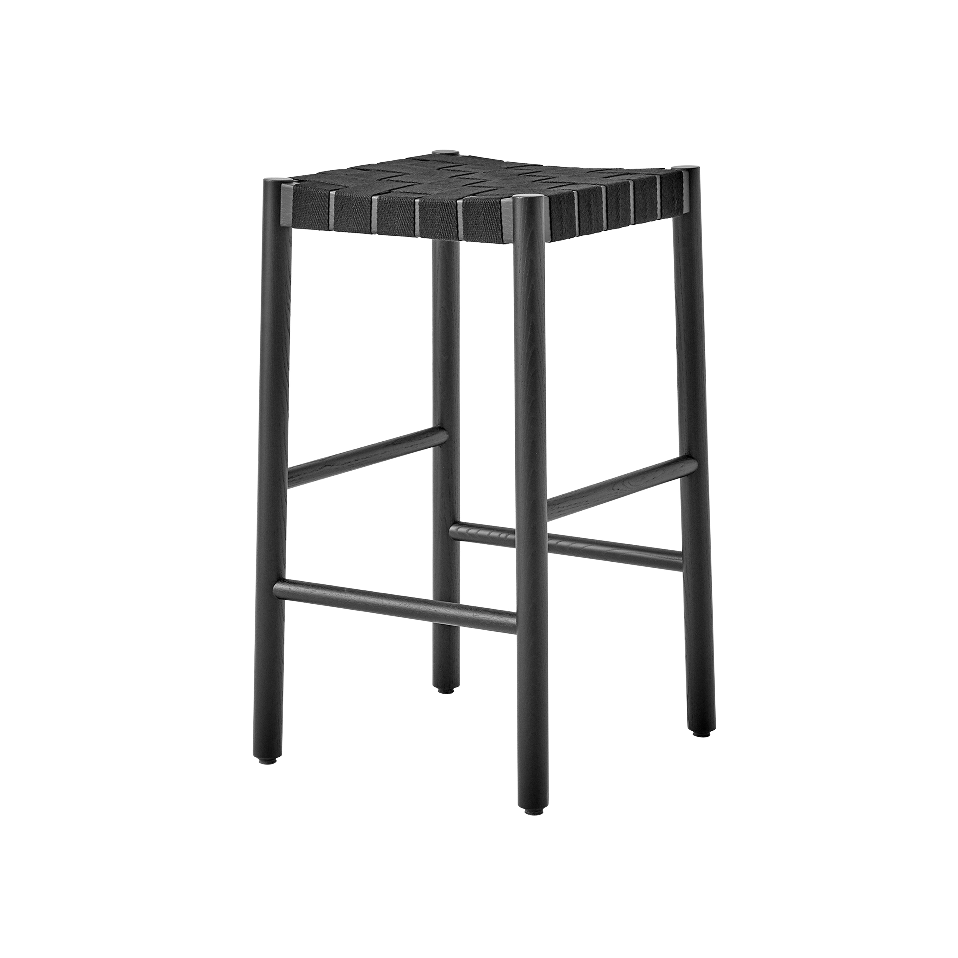 Betty Bar + Counter Chair: TK7 + TK8 + Counter (TK7) + Black + Black