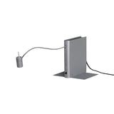 Bib Luz Table Lamp: Aluminum Grey